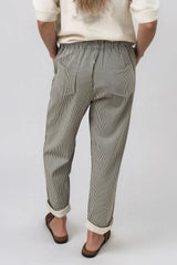 Paco Stripe Pants - Chocolate Stripe