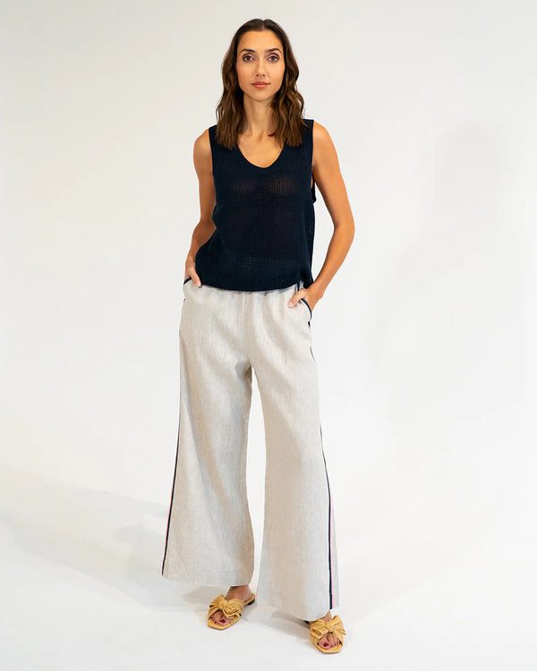 Palm Cove Tank Knit - Navy