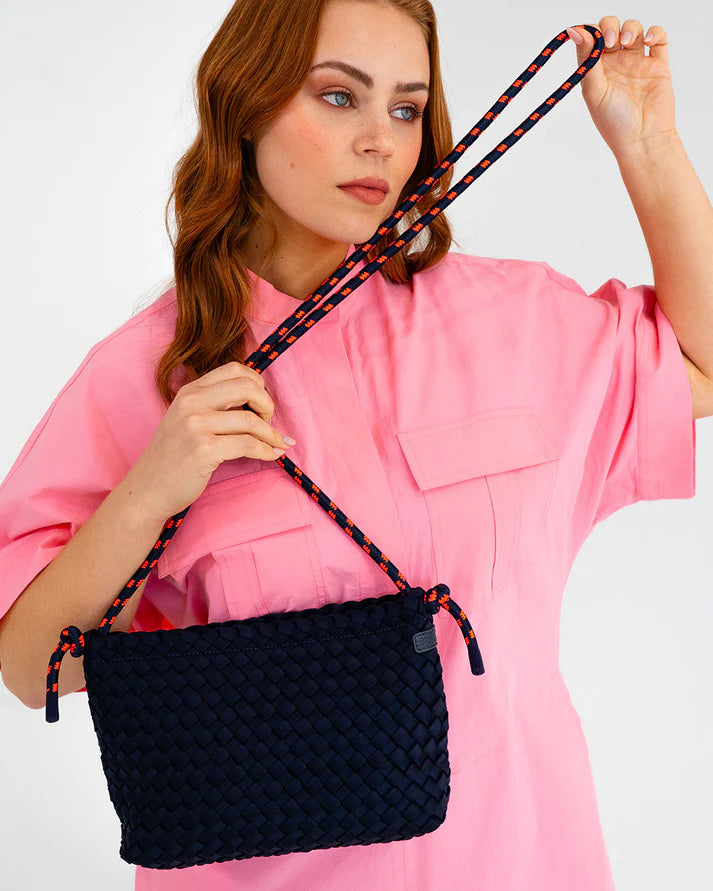 Panama Crossbody - Navy Neo Plait