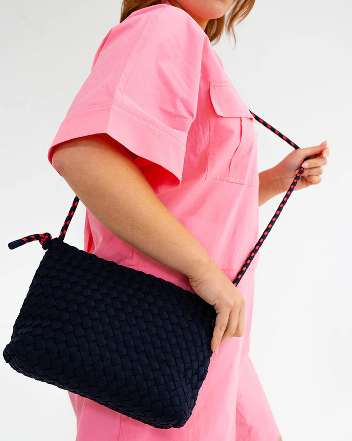Panama Crossbody - Navy Neo Plait