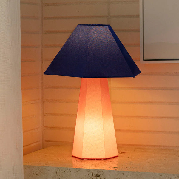 Blake Table Lamp - Azure Petal