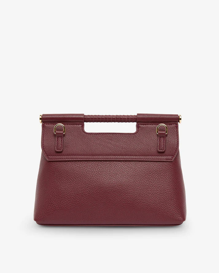 Payton Handbag - Burgundy Pebble