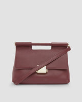 Payton Handbag - Burgundy Pebble