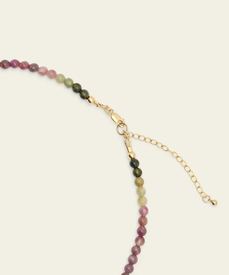 Rainbow Serpent Necklace with Rainbow Tourmaline