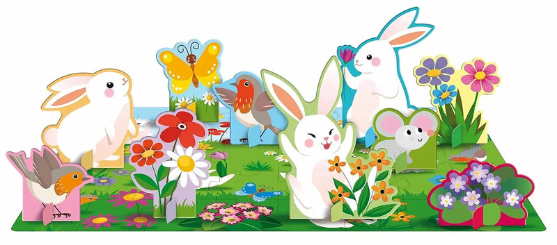 World of Flowers Puzzle & Book Set