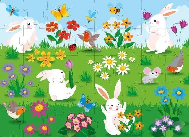 World of Flowers Puzzle & Book Set