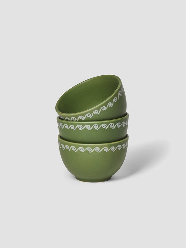 Vines Green Small Bowl