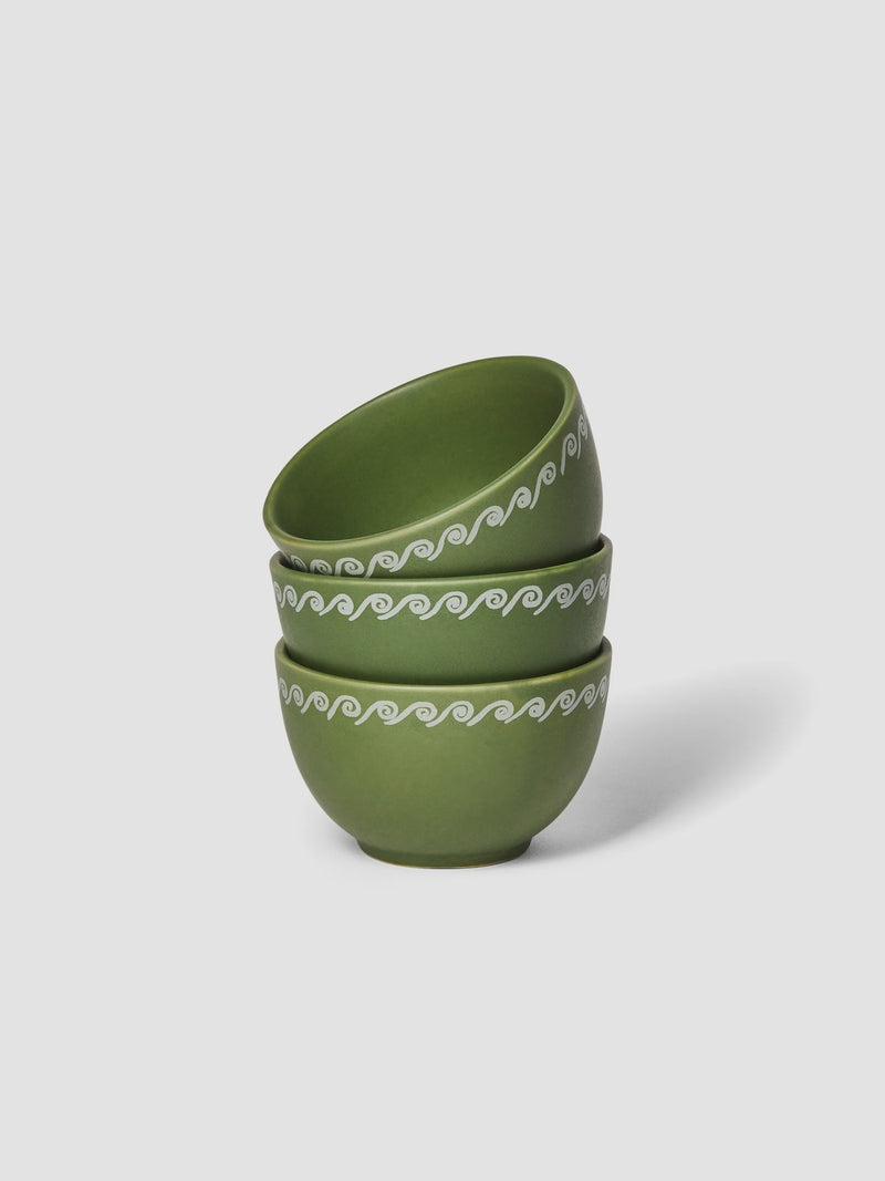 Vines Green Small Bowl