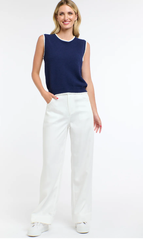 Celeste Tencel Pant - White