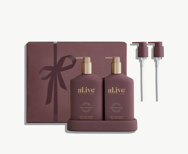 transformative wash & lotion - sweet plum & berries