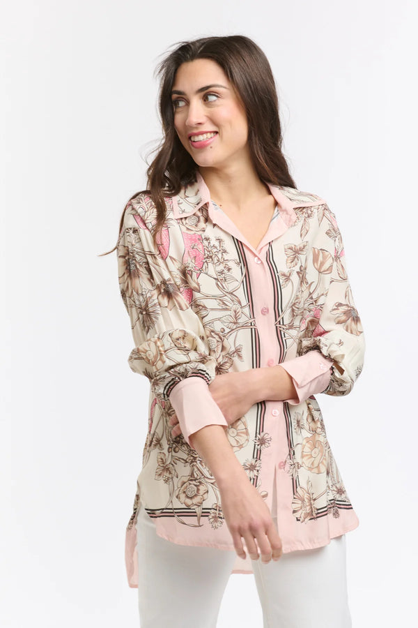 Serpent Blouse - Pink