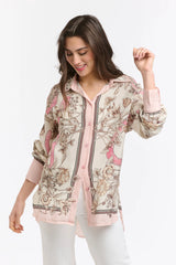 Serpent Blouse - Pink