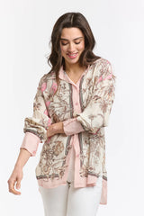 Serpent Blouse - Pink