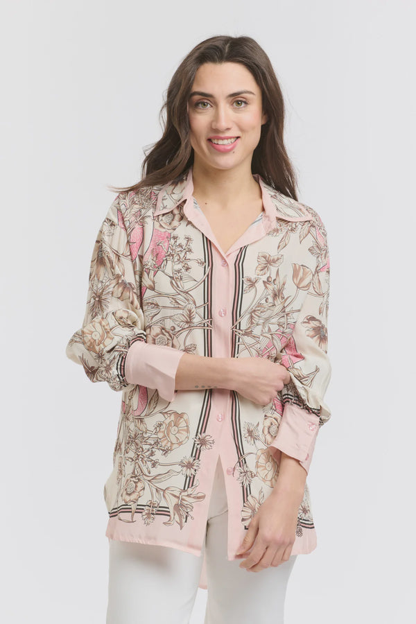 Serpent Blouse - Pink