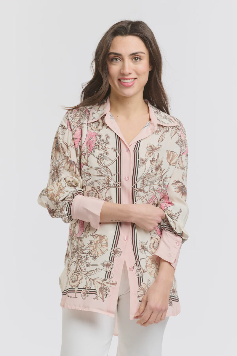 Serpent Blouse - Pink