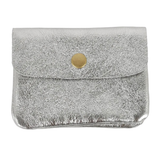 Coin Purse Metallic Grey