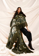 Sylva Jaquard Poncho