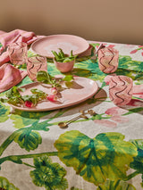 Geranium Multi Linen Tablecloth - Large 350x170cm