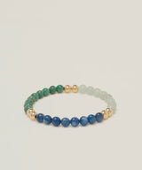 The Halcyon Bracelet with Aquamarine, Amazonite &Kyanite