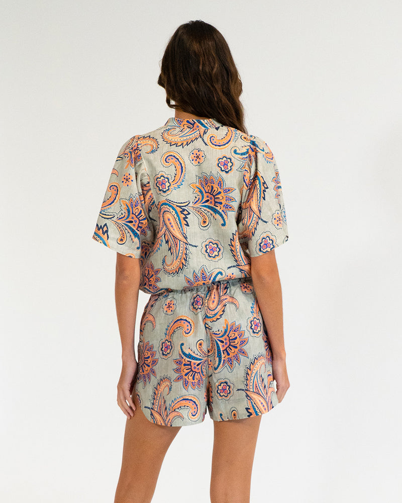Ticino Blouse - Paisley