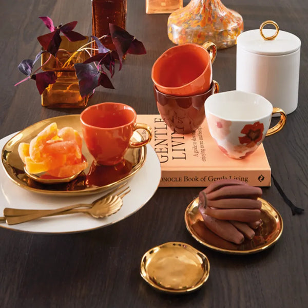 Good Morning Plate Small Gold - 9cm