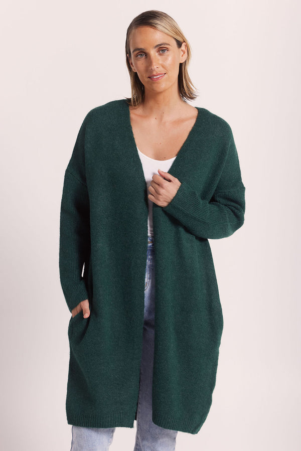 Open Cardigan - Forest