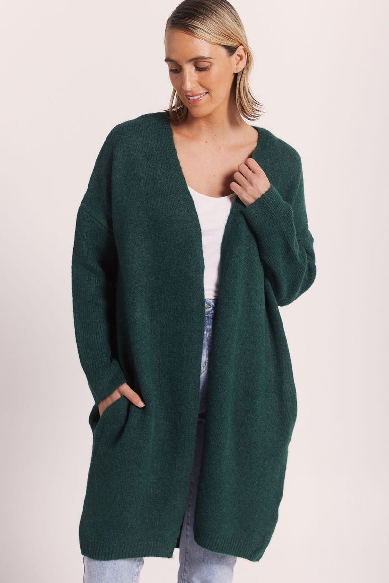 Open Cardigan - Forest