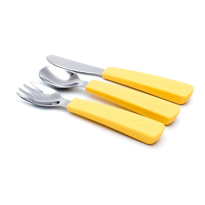 Toddler Feedie® Cutlery Set - Yellow