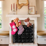 Stripe Pink Christmas Stocking