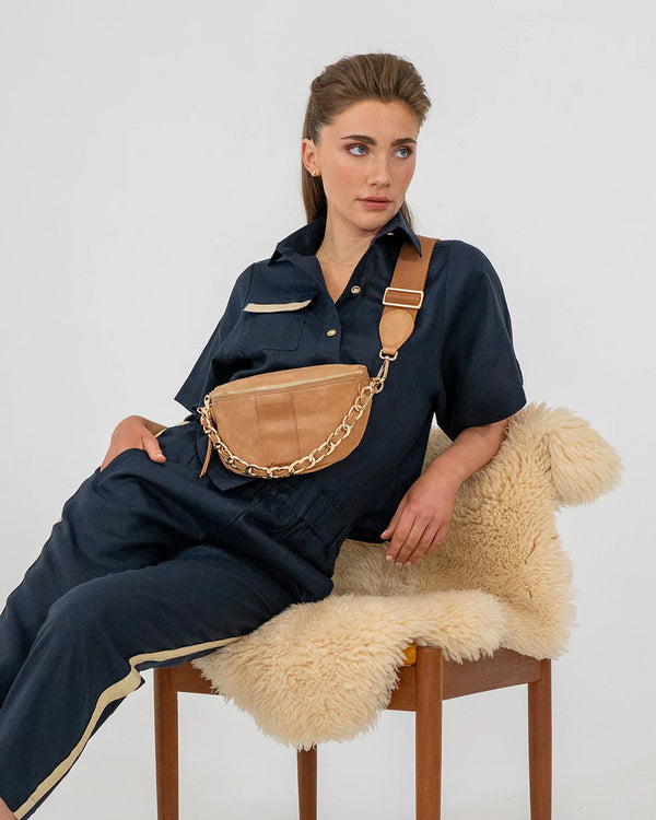 Zara Sling Bag - Tan
