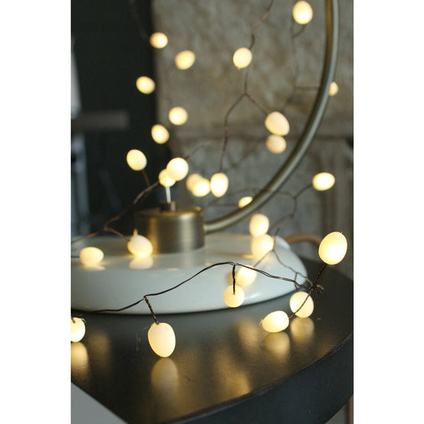 Teardrop Fairy Lights - 8ft String with 60 Leds.