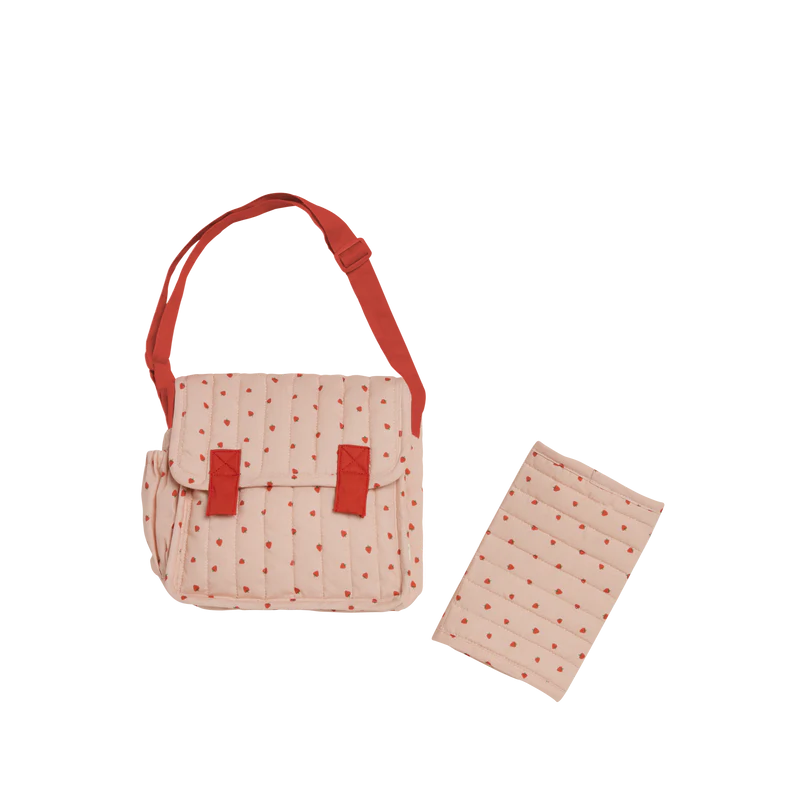 Carrie Convertible Changing Set - Strawberry