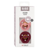 Bibs Dummy - 2 Pack - Dusty Pink/Elderberry