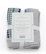 Confetti Stripe Baby Blanket - Blue
