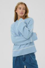 KAjinie Knit Pullover - Powder Blue