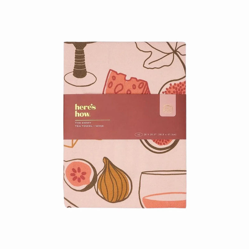 The Emmy Tea Towel - Wine