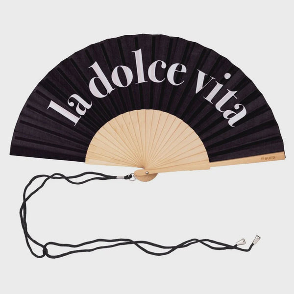 Hand Fan w/Gift Box"Dolce Vita"