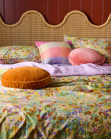 Peach Pie Velvet Pea Cushion