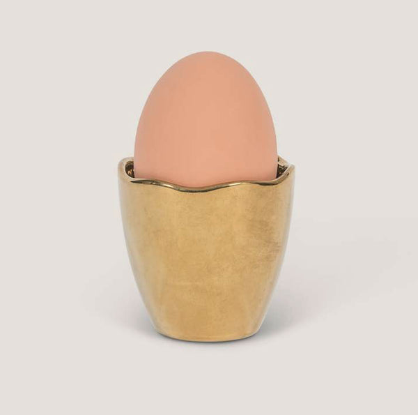 Good Morning Egg Cup Set of 2 - Gold