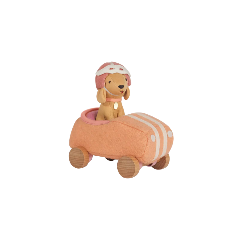 Holdie Dog-Go - Racer Girl - Pink