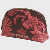 Delphine Cosmetic Pouch - Garnet