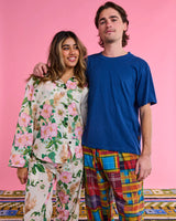 Sunday Stroll Organic Cotton Long Sleeve Shirt & Pant Pyjama Set