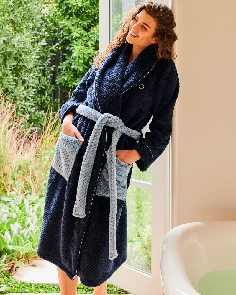 Deep Blue Cosy Robe S/M