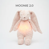 Moonie 2.0 - Rose The Organic Humming Bunny with Lamp
