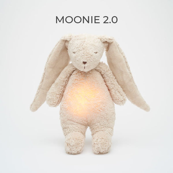 Moonie 2.0 - Sand The Organic Humming Bunny with Lamp