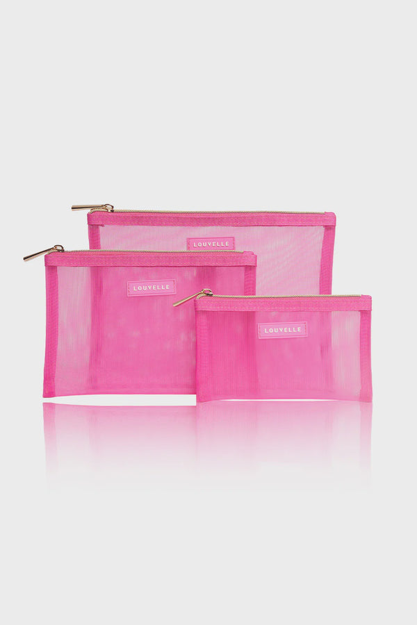 Pouch Set in Pink