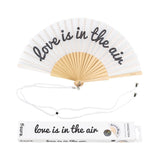 Hand Fan w/Gift Box"Love is in the air"