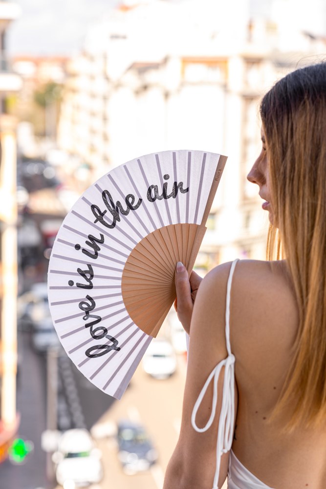 Hand Fan w/Gift Box"Love is in the air"