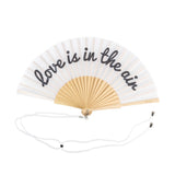 Hand Fan w/Gift Box"Love is in the air"