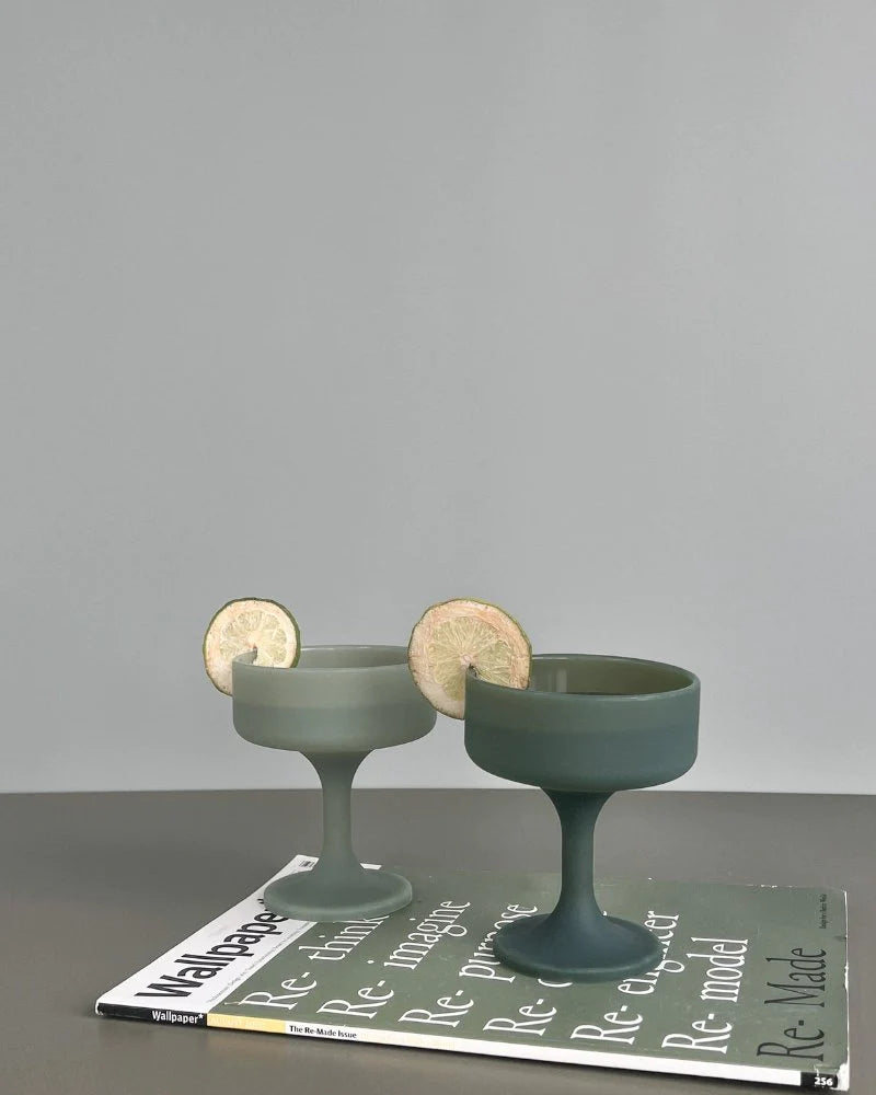 Sage + Olive | Mecc | Silicone Unbreakable Cocktail Glasses